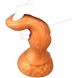 Anal Plugs Stimulator Adult Sex Toys with Strong Suction Cup for Hands-Free Play, Liquid Silicone Butt Plug Realistic Dildo Vagi