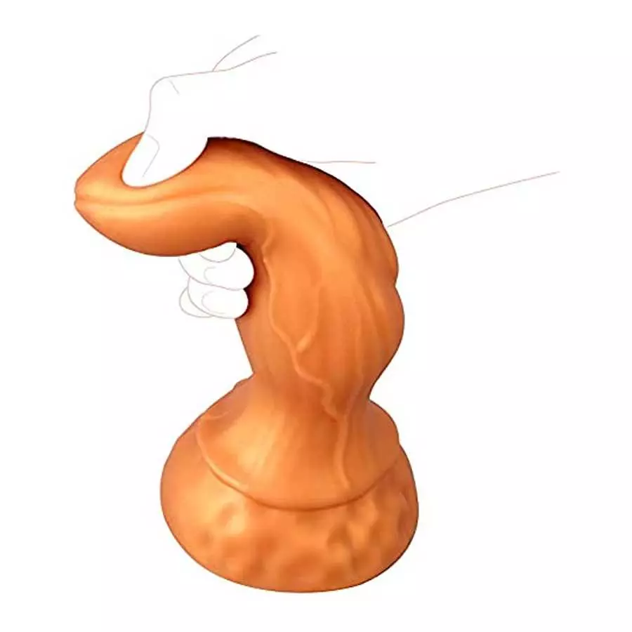 Anal Plugs Stimulator Adult Sex Toys with Strong Suction Cup for Hands-Free Play, Liquid Silicone Butt Plug Realistic Dildo Vagi