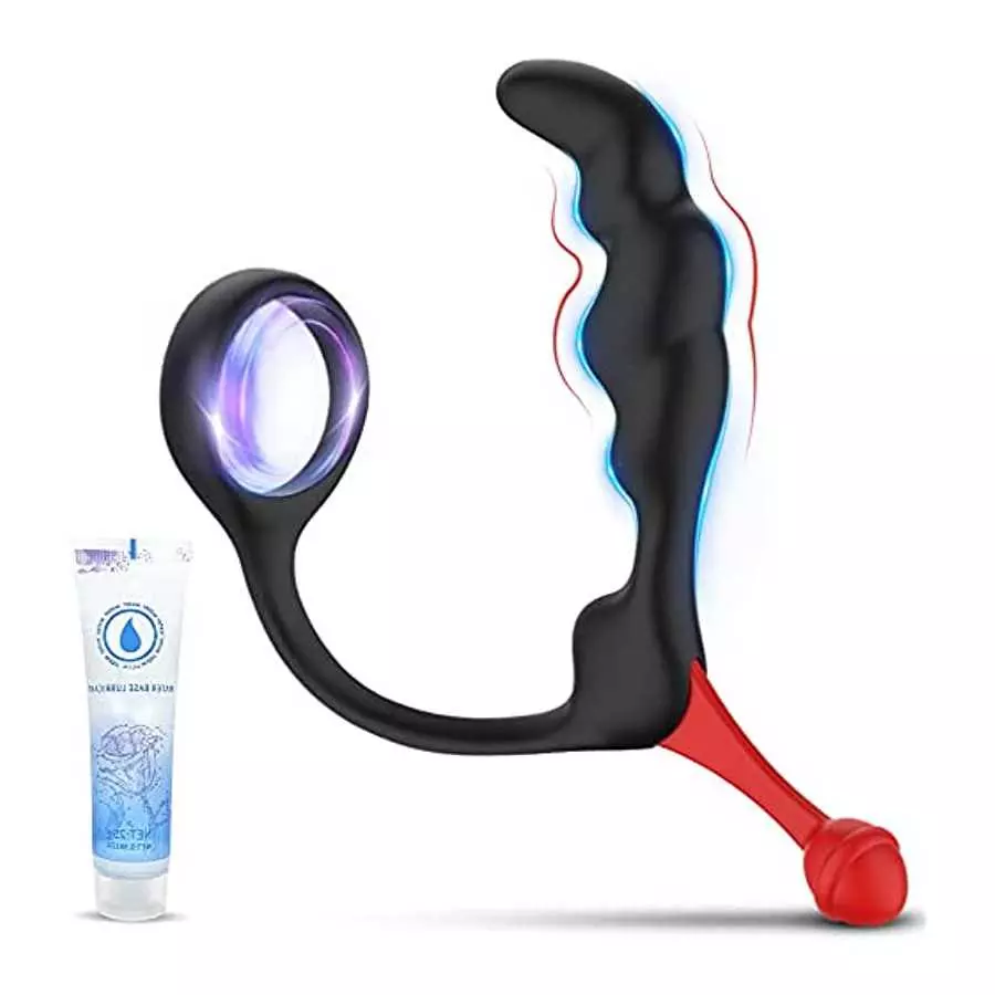 Spiral Anal Plug Prostate Massager for Men with Penis Ring, Banenu Silicone Cock Ring for Erection Sexual Pleasure Enhancing, Bu Spiral Anal Plug Prostate Massager for Men with Penis Ring, Banenu Silicone Cock Ring for Erection Sexual Pleasure Enhancing, Bu