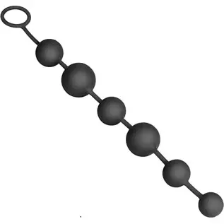 ERUN Anal Beads Butt Plug with Silicone Anal Bead Anal Sex Toys with Safe Pull Ring for Men/Women 100% Silicone with Gradual Siz