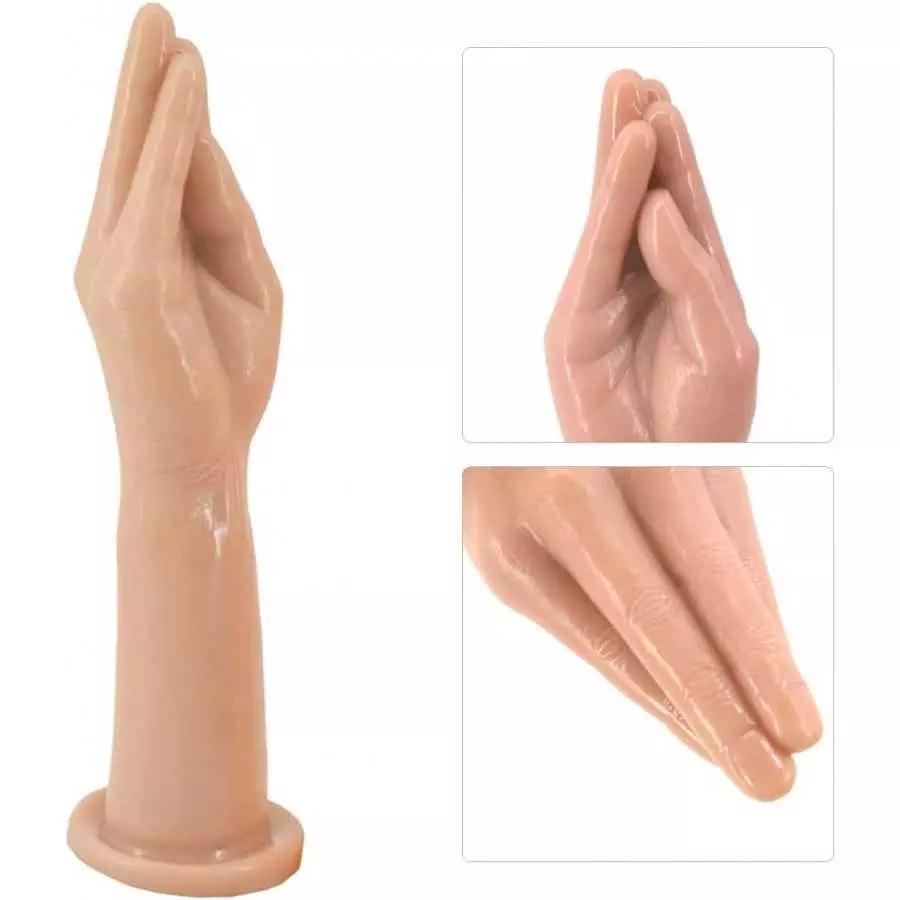 Anal Plug for Fist Sex, The Fister Hand Butt Plug with Hand Free Suction Cup, Forearm Dildo Sex Toy for Vaginal or Anal Fisting 