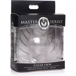 Master Series Clear View Hollow Anal Plug - Medium, (AG732-Med) Master Series Clear View Hollow Anal Plug - Medium, (AG732-Med)