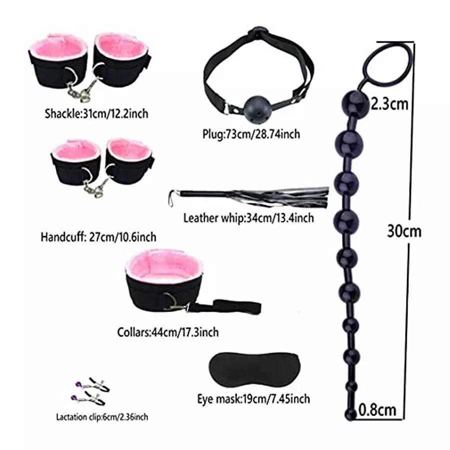 26PCS Anal Plug Set BDSM Restraints Couples Toys for Women Men Sex Toy
