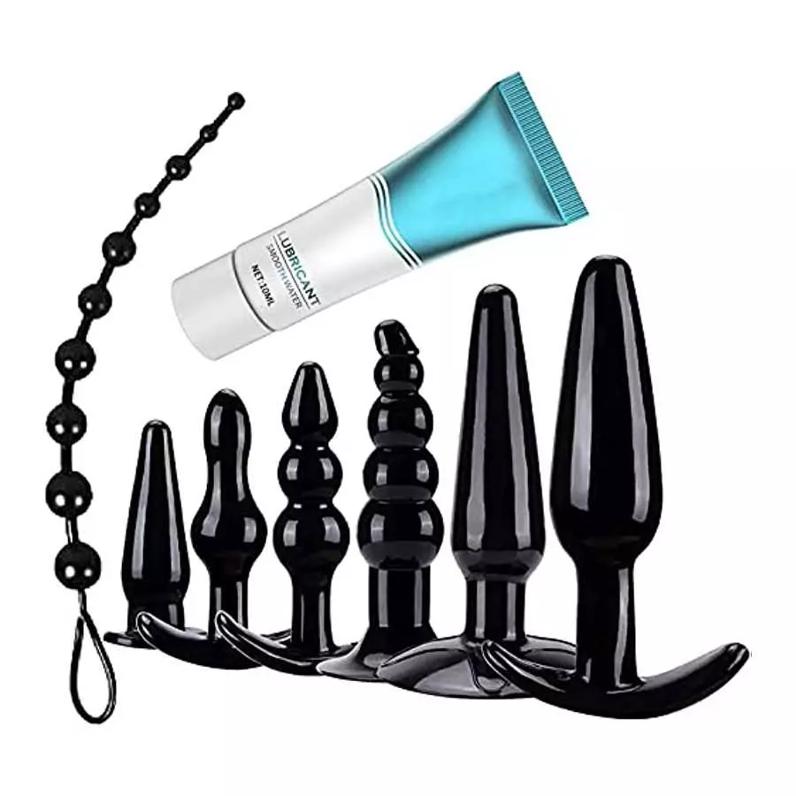 Anal Plug Trainer Kit for Comfortable Long-Term Wear, Pack of 8 Silicone Anal Plugs Training Set with Flared Base Prostate Sex T Anal Plug Trainer Kit for Comfortable Long-Term Wear, Pack of 8 Silicone Anal Plugs Training Set with Flared Base Prostate Sex T