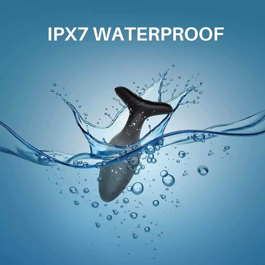 LOVENSE Hush 2 Butt Plug 1.0", Silicone Anal Vibrating Ball for Men, Big Plug Vibration Machine for Women and Couples, Anal Plug