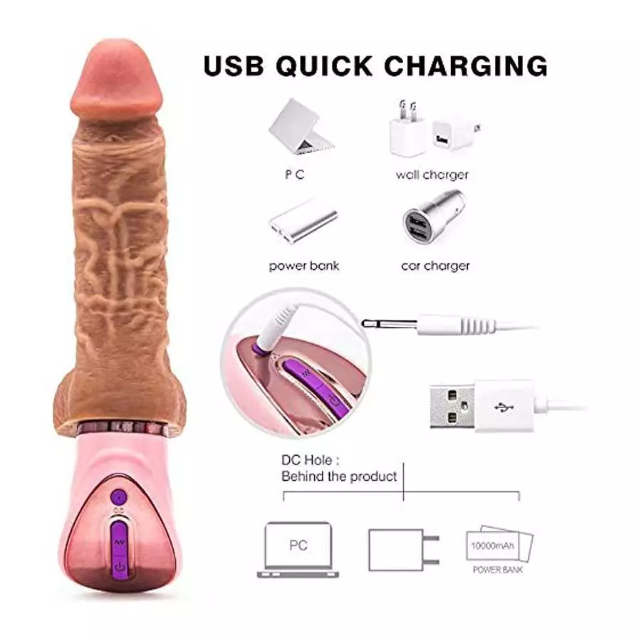 Realistic Vibrating Dildo Vibrator Vibration Modes Dildo with Strong Suction Cup for G Spot Anal Clitoral Stimulation Sex Toy fo