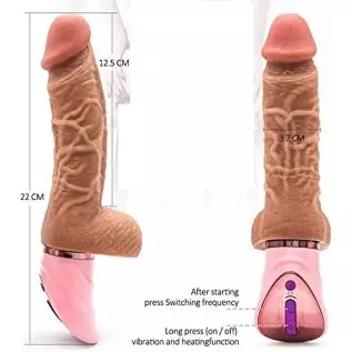 Realistic Vibrating Dildo Vibrator Vibration Modes Dildo with Strong Suction Cup for G Spot Anal Clitoral Stimulation Sex Toy fo