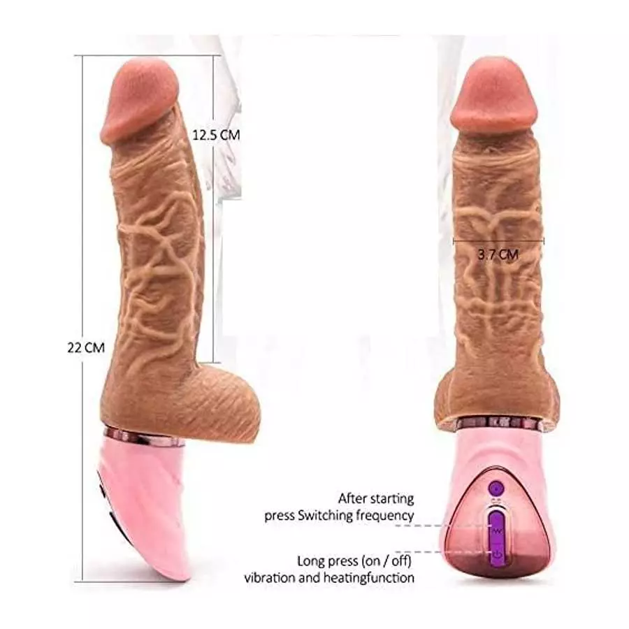 Realistic Vibrating Dildo Vibrator Vibration Modes Dildo with Strong Suction Cup for G Spot Anal Clitoral Stimulation Sex Toy fo