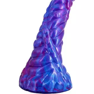 Realistic S-Shaped 10 inch Dragon Suction Cup Dildo, Long Pink Silicone Dildos Barde Shape Anal Butt Plug Adult Toys Dildo for W