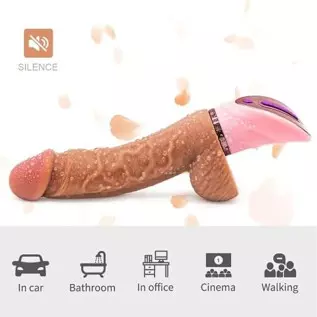 Realistic Vibrating Dildo Vibrator Vibration Modes Dildo with Strong Suction Cup for G Spot Anal Clitoral Stimulation Sex Toy fo
