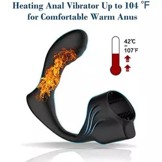 Blended Climax Prostate Massager Penis Vibrator Male Adult Sex Toys for Men, Remote Control Vibrating Anal Dildo Butt Plug Vibra