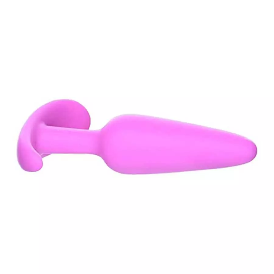 Doc Johnson Mood - Naughty 1 - Silicone Anal Plug - Small - 3.3 in. Long and 0.8 in. Wide - Tapered Base for Comfort Between The