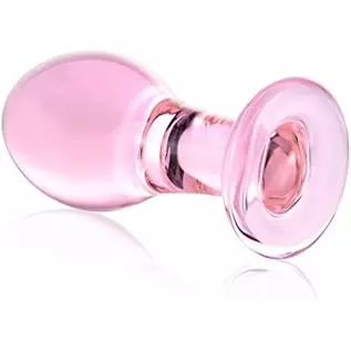Glass Butt Plug Big, Medium and Small Three-Piece Butt Training Set Sex Slave Abuse Sex Toys Men and Women Combination Pink Glass Butt Plug Big, Medium and Small Three-Piece Butt Training Set Sex Slave Abuse Sex Toys Men and Women Combination Pink