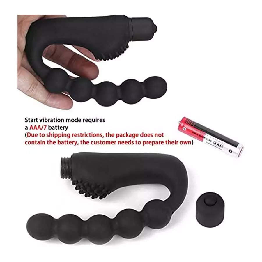 Butt Plugs for Women or Men, Adult Sex Toy, Vibrating Anal and Vaginal Masturbation Wand, top Pellet for Extra Pleasure, IPX6 Wa