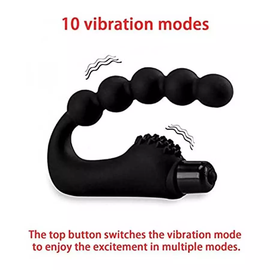 Butt Plugs for Women or Men, Adult Sex Toy, Vibrating Anal and Vaginal Masturbation Wand, top Pellet for Extra Pleasure, IPX6 Wa