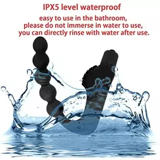 Butt Plugs for Women or Men, Adult Sex Toy, Vibrating Anal and Vaginal Masturbation Wand, top Pellet for Extra Pleasure, IPX6 Wa Butt Plugs for Women or Men, Adult Sex Toy, Vibrating Anal and Vaginal Masturbation Wand, top Pellet for Extra Pleasure, IPX6 Wa