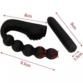 Butt Plugs for Women or Men, Adult Sex Toy, Vibrating Anal and Vaginal Masturbation Wand, top Pellet for Extra Pleasure, IPX6 Wa Butt Plugs for Women or Men, Adult Sex Toy, Vibrating Anal and Vaginal Masturbation Wand, top Pellet for Extra Pleasure, IPX6 Wa