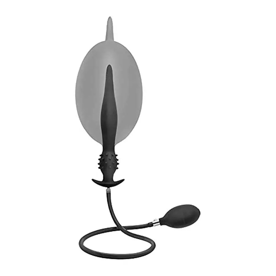 Inflatable Anal Plug Sex Toys with Detachable Needle Silicone Butt Plug Dildo Butt Expand Trainer Backdoor Stimulator SM Anus Se Inflatable Anal Plug Sex Toys with Detachable Needle Silicone Butt Plug Dildo Butt Expand Trainer Backdoor Stimulator SM Anus Se