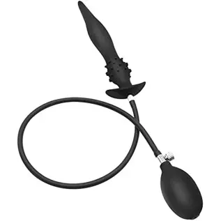 Inflatable Anal Plug Sex Toys with Detachable Needle Silicone Butt Plug Dildo Butt Expand Trainer Backdoor Stimulator SM Anus Se