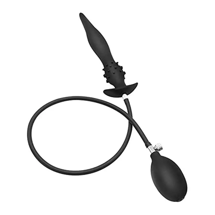 Inflatable Anal Plug Sex Toys with Detachable Needle Silicone Butt Plug Dildo Butt Expand Trainer Backdoor Stimulator SM Anus Se