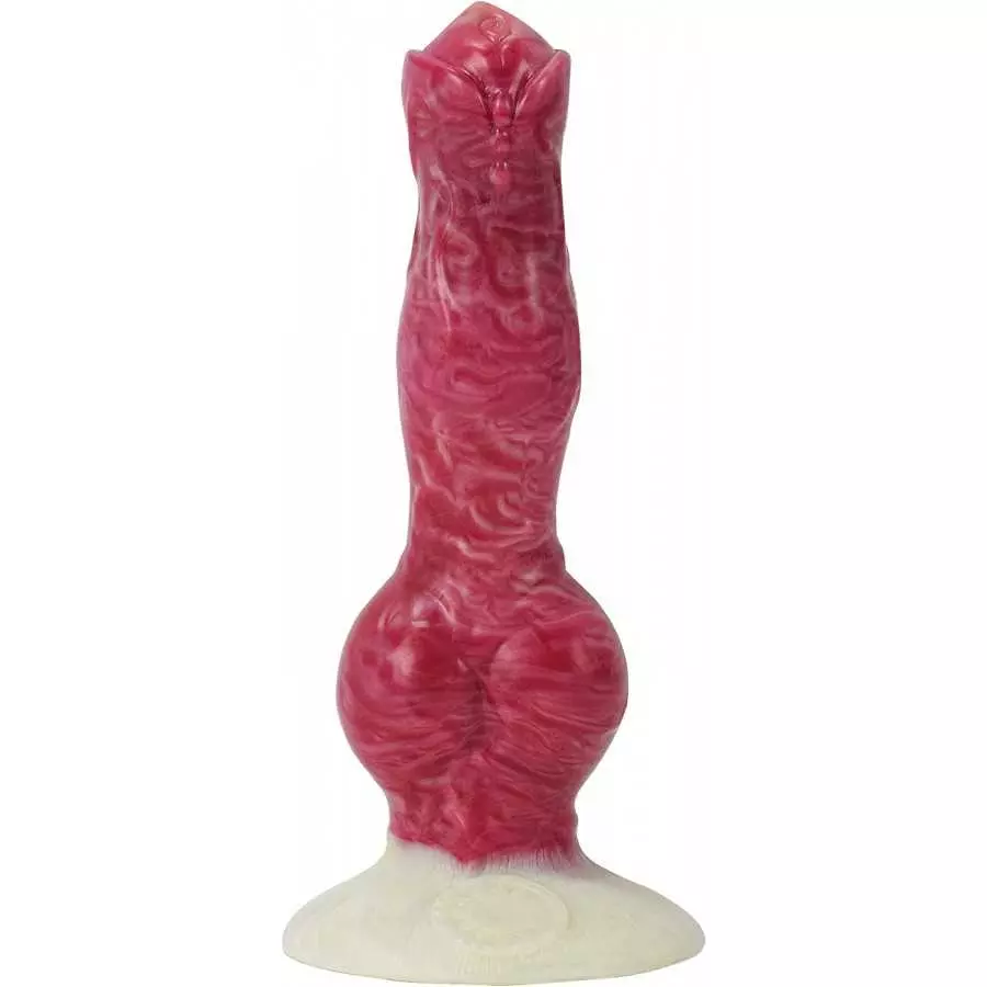 Realistic Dog Suction Cup Dildo for Beginners, 8.26 inches Pink Silicone Anal Butt Plug Adult Toys Animal Dildo for Women Lesbia Realistic Dog Suction Cup Dildo for Beginners, 8.26 inches Pink Silicone Anal Butt Plug Adult Toys Animal Dildo for Women Lesbia