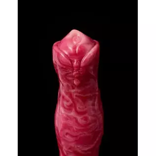 Realistic Dog Suction Cup Dildo for Beginners, 8.26 inches Pink Silicone Anal Butt Plug Adult Toys Animal Dildo for Women Lesbia