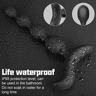 Electric Shock Anal Vibrator Prostate Stimulator, XINBALE 10 Vibration Modes Electric Stimulation Butt Plug Vibrating Anal Plug Electric Shock Anal Vibrator Prostate Stimulator, XINBALE 10 Vibration Modes Electric Stimulation Butt Plug Vibrating Anal Plug