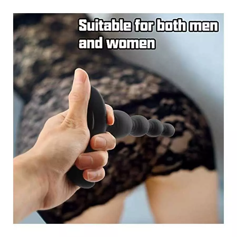 Electric Shock Anal Vibrator Prostate Stimulator, XINBALE 10 Vibration Modes Electric Stimulation Butt Plug Vibrating Anal Plug 