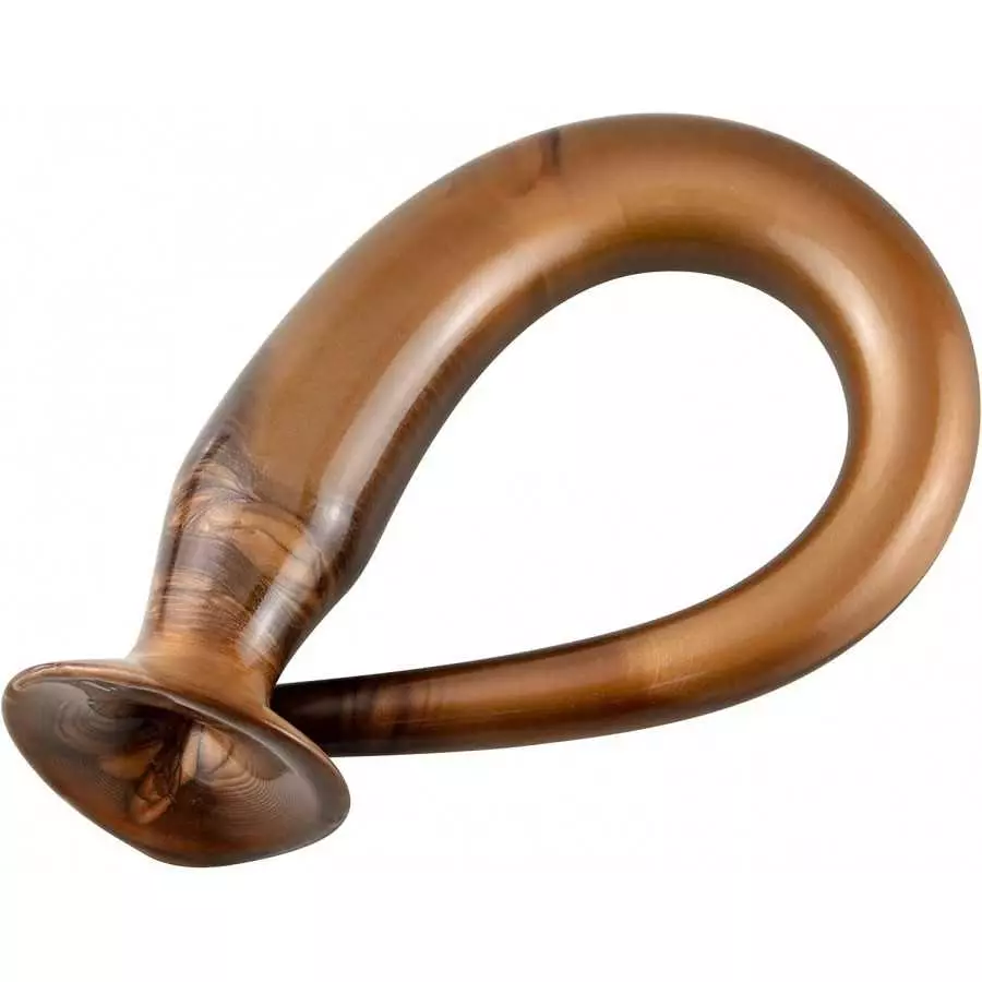 FST Anal Plug Soft Butt Plug Gold Plated Anal Dildo Long Anal Sex Toys for Men Women