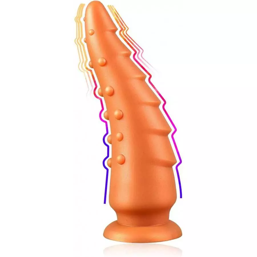Liquid Silicone Sex Toys Anal Plug for Male and Female Masturbation Anal Expander with Powerful Suction Cup Strong Suction, Grai