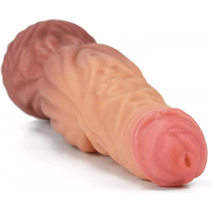 9.5" Large Butt Plug Anal Toy Anal Plugs Handmade Silicone Realistic Dildo Wolf Dildo with Dual Density Realistic Huge Suction C