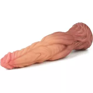 9.5" Large Butt Plug Anal Toy Anal Plugs Handmade Silicone Realistic Dildo Wolf Dildo with Dual Density Realistic Huge Suction C