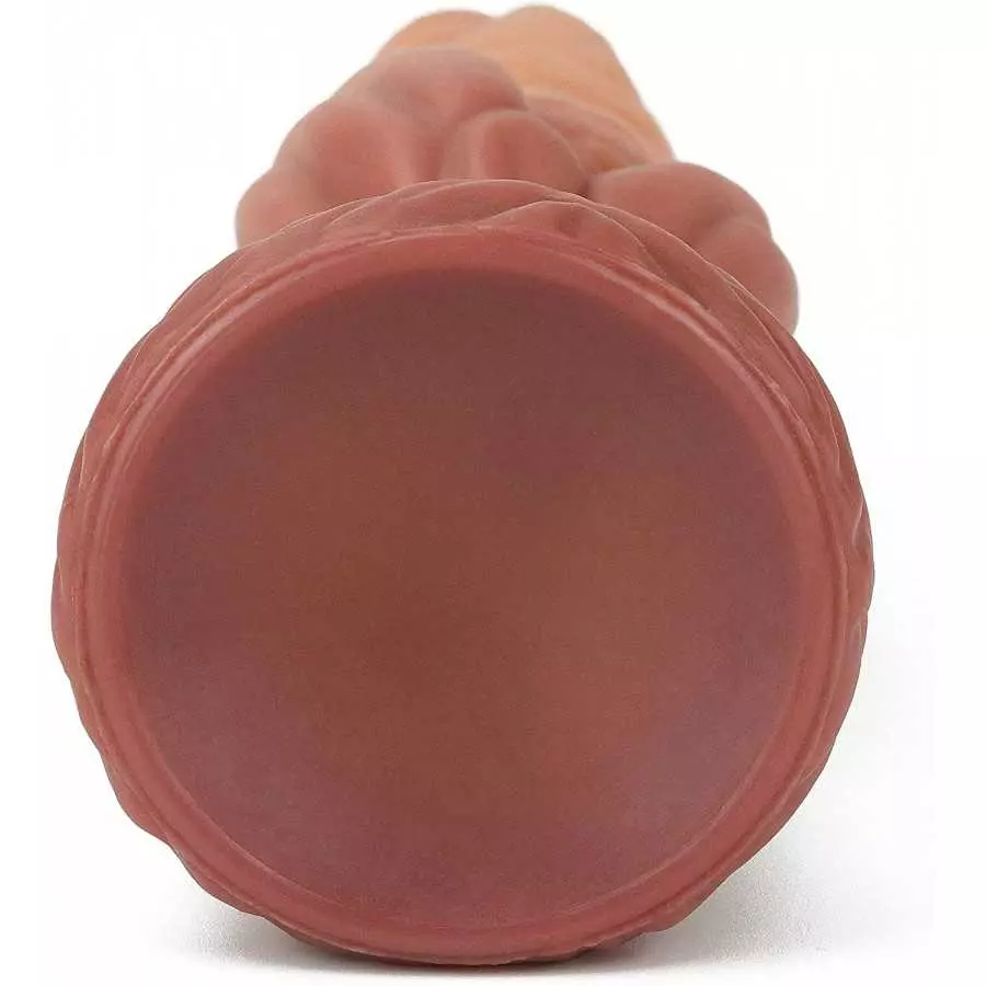 9.5" Large Butt Plug Anal Toy Anal Plugs Handmade Silicone Realistic Dildo Wolf Dildo with Dual Density Realistic Huge Suction C