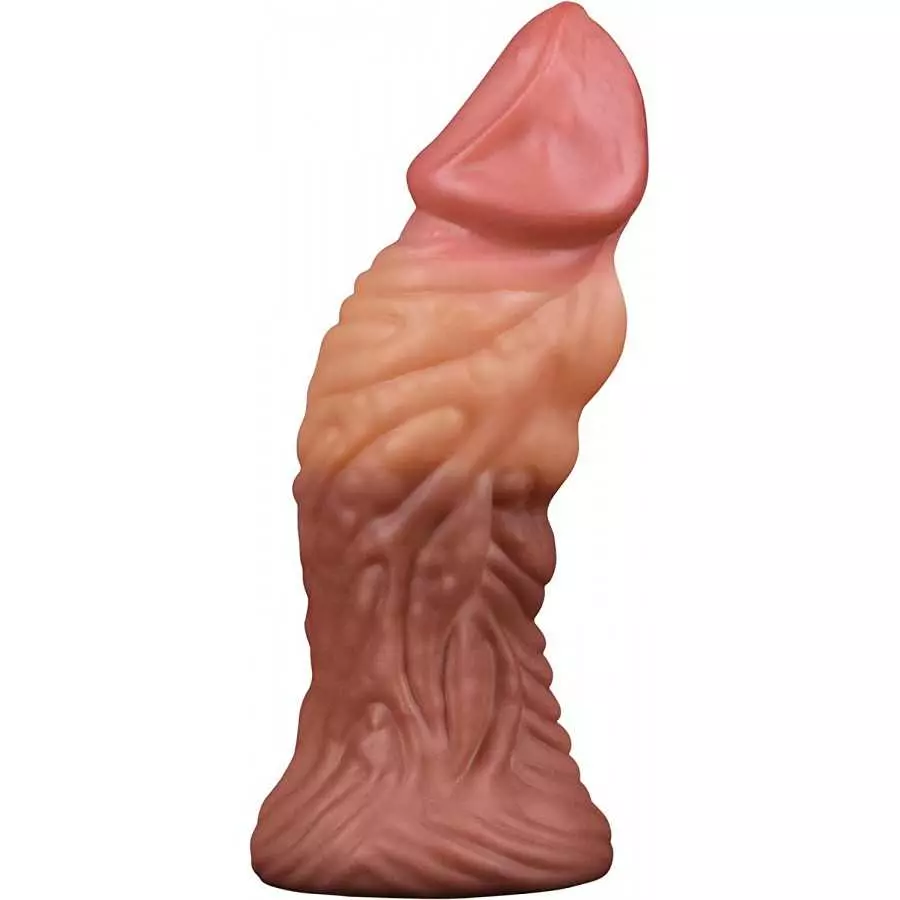 9.5" Large Butt Plug Anal Toy Anal Plugs Handmade Silicone Realistic Dildo Wolf Dildo with Dual Density Realistic Huge Suction C