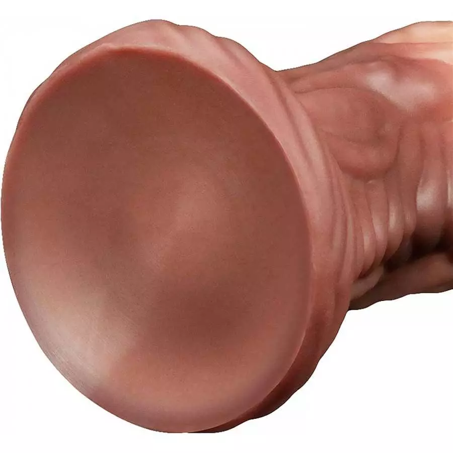 9.5" Large Butt Plug Anal Toy Anal Plugs Handmade Silicone Realistic Dildo Wolf Dildo with Dual Density Realistic Huge Suction C