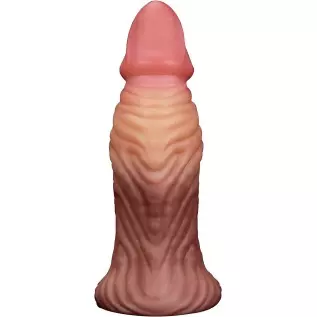 9.5" Large Butt Plug Anal Toy Anal Plugs Handmade Silicone Realistic Dildo Wolf Dildo with Dual Density Realistic Huge Suction C