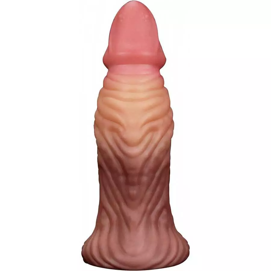 9.5" Large Butt Plug Anal Toy Anal Plugs Handmade Silicone Realistic Dildo Wolf Dildo with Dual Density Realistic Huge Suction C