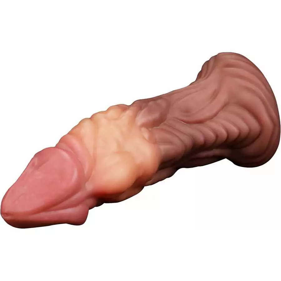 9.5" Large Butt Plug Anal Toy Anal Plugs Handmade Silicone Realistic Dildo Wolf Dildo with Dual Density Realistic Huge Suction C