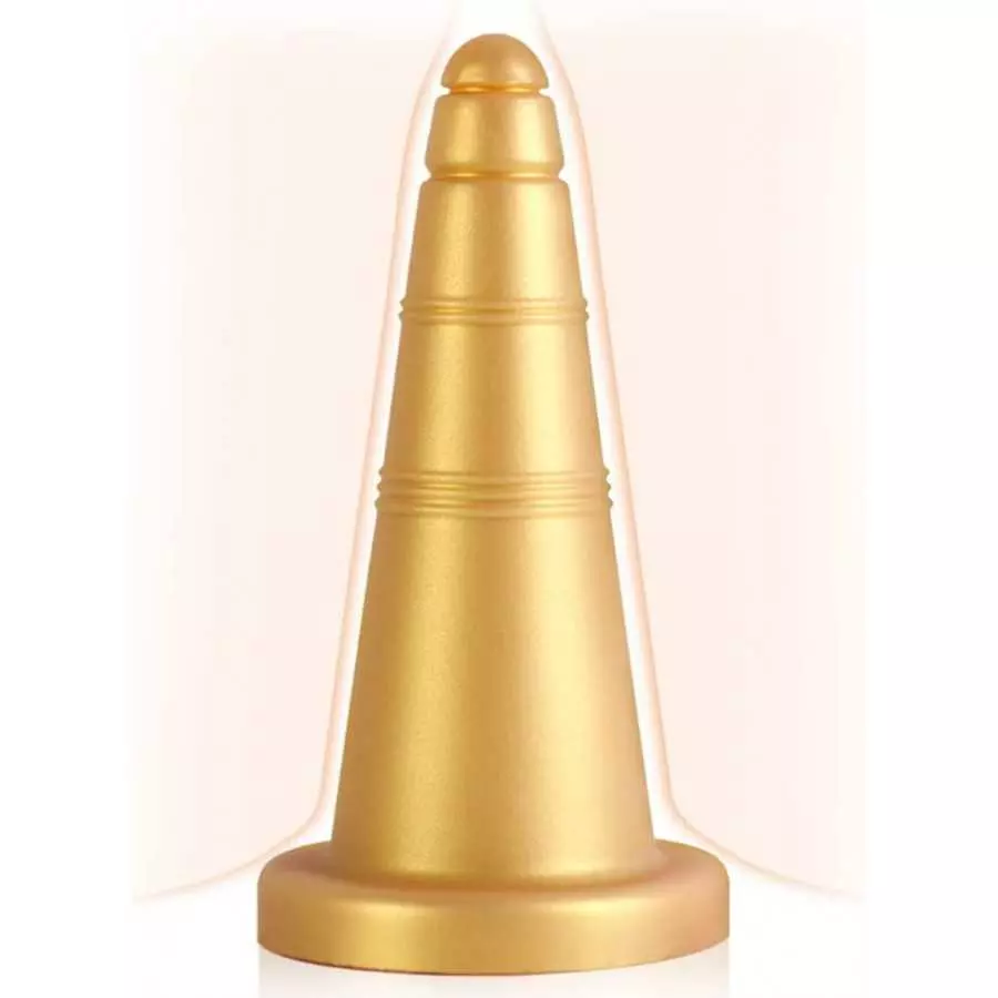 FST Super Soft Liquid Silicone Anal Plug Ice Cream Cones Exterior Design Adult Toy Vaginal Massage Prostate Stimulation Double U