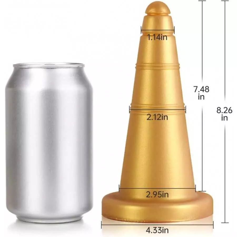 FST Super Soft Liquid Silicone Anal Plug Ice Cream Cones Exterior Design Adult Toy Vaginal Massage Prostate Stimulation Double U