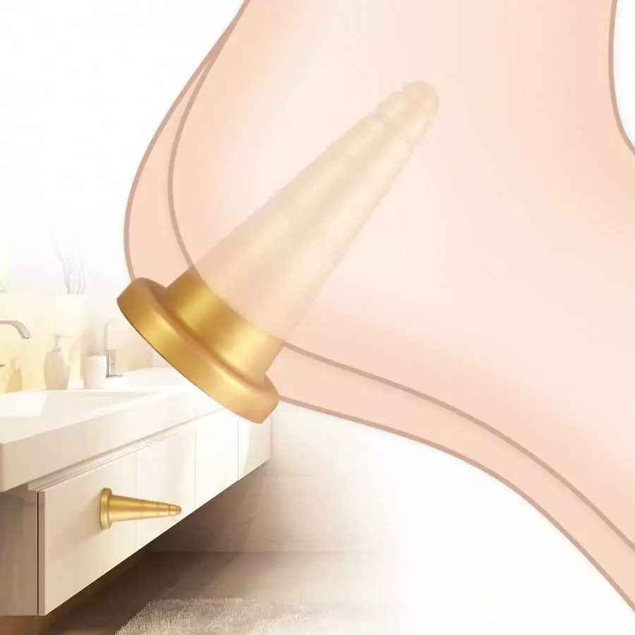 FST Super Soft Liquid Silicone Anal Plug Ice Cream Cones Exterior Design Adult Toy Vaginal Massage Prostate Stimulation Double U