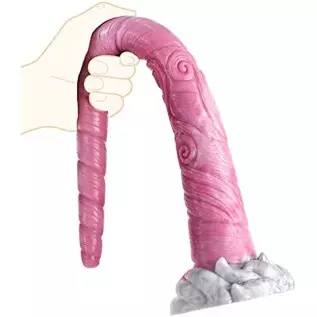 Long G Spot Dildo Liquid Silicone Anal Butt Plug Suction Cup Prostate Massage Flexible Anal Sex Toys for Women Men Sex Factory (