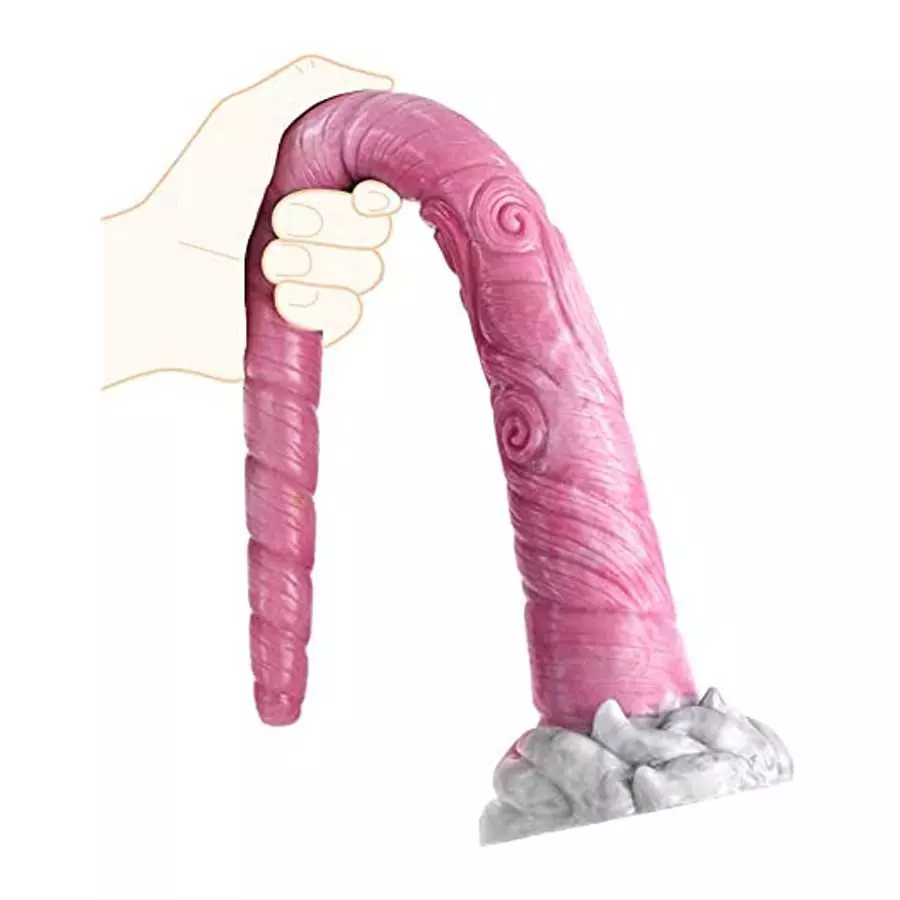 Long G Spot Dildo Liquid Silicone Anal Butt Plug Suction Cup Prostate Massage Flexible Anal Sex Toys for Women Men Sex Factory (