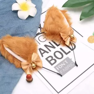 AKStore Fox Tail Anal Butt Plug Sex Toys for SM & Cospaly (Black-White + Ear) AKStore Fox Tail Anal Butt Plug Sex Toys for SM & Cospaly (Black-White + Ear)