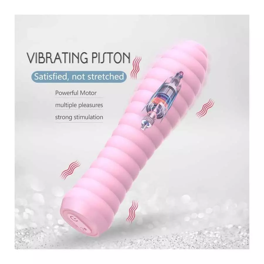 Mini Silicone Vibrating Bullet for Women Pleasure Personal Nipple Clitorals Stimulator Anal Plug with 12 Vibration Modes Vaginal