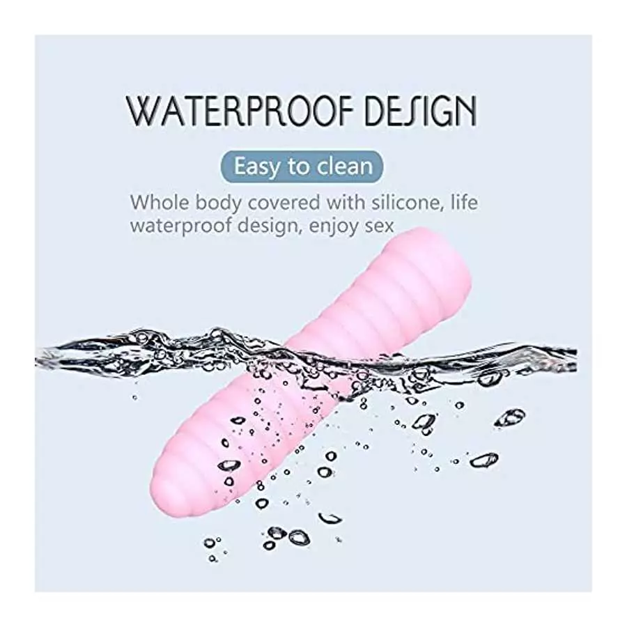 Mini Silicone Vibrating Bullet for Women Pleasure Personal Nipple Clitorals Stimulator Anal Plug with 12 Vibration Modes Vaginal