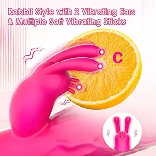 Beaded G Spot Rabbit Vibrator Realistic Thrusting & Heating Dildo Anal Adult Sex Toys for Women, Clitoral Stimulator with 10 Vib Beaded G Spot Rabbit Vibrator Realistic Thrusting & Heating Dildo Anal Adult Sex Toys for Women, Clitoral Stimulator with 10 Vib