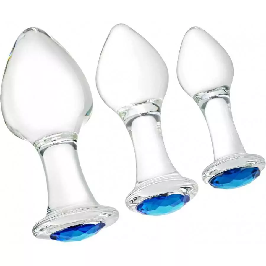 Crystal Anal Plug Bum Plugs Jewelry Anal Trainer Toys Glass Massage Butt Plug Large Medium Small Anal Stimulation Sex Toy for Un Crystal Anal Plug Bum Plugs Jewelry Anal Trainer Toys Glass Massage Butt Plug Large Medium Small Anal Stimulation Sex Toy for Un