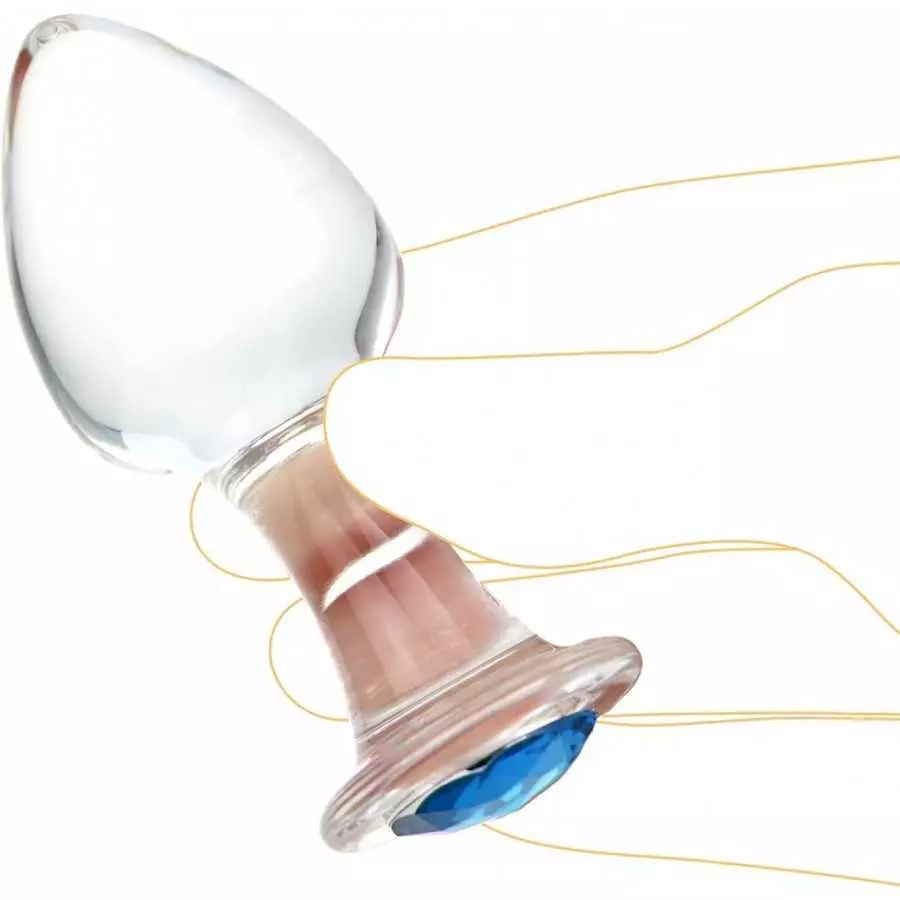 Crystal Anal Plug Bum Plugs Jewelry Anal Trainer Toys Glass Massage Butt Plug Large Medium Small Anal Stimulation Sex Toy for Un