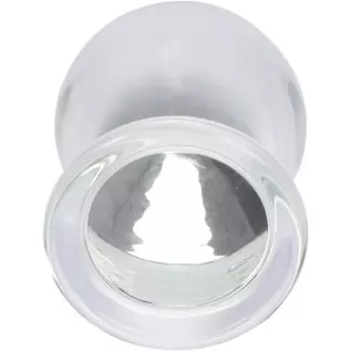 Epichao Huge Head Glass Butt Plug Crystal Anal Plug Bum Plug Bomb Plug Anal Trainer Anal Expander Training Sex Toy (XL)